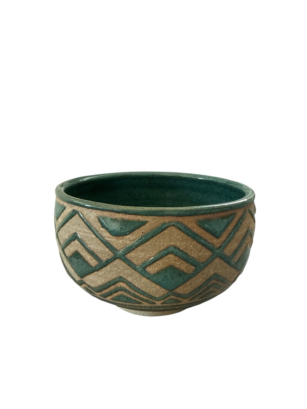 Handcrafted John Wells Givvines Collectable Ceramic Bowl - One of a Kind